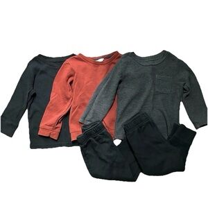 Toddler Boy Fall Winter Sweatpants Joggers Long Sleeve Shirts Size 2T